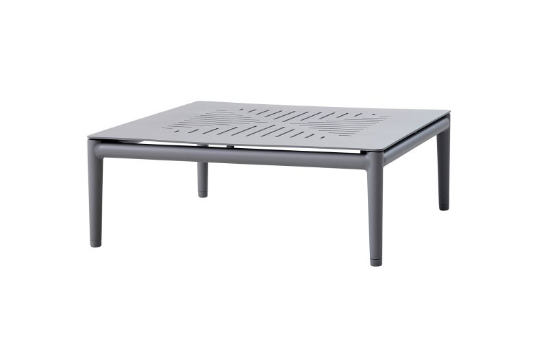 Conic Outdoor coffee table light grey Cane-Line